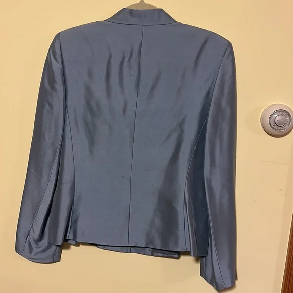 Ann Taylor silk size 12 blazer jacket - Picture 4 of 4